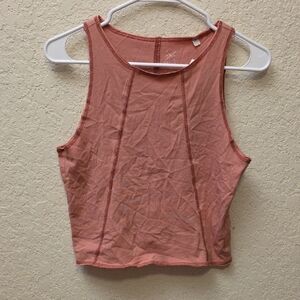 Pacsun Basics Babydoll Pink Reverse Seams Tank Top Size Large NWT